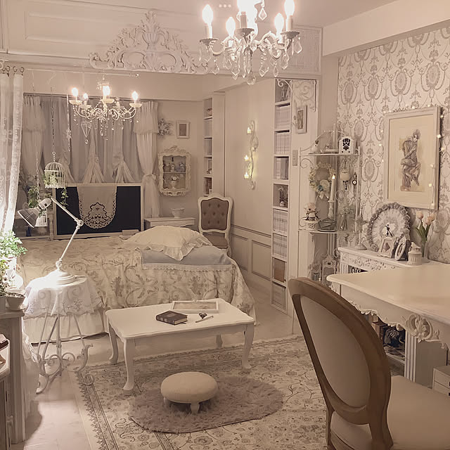 シャビーシック シャンデリア♡のおすすめ商品とおしゃれな実例