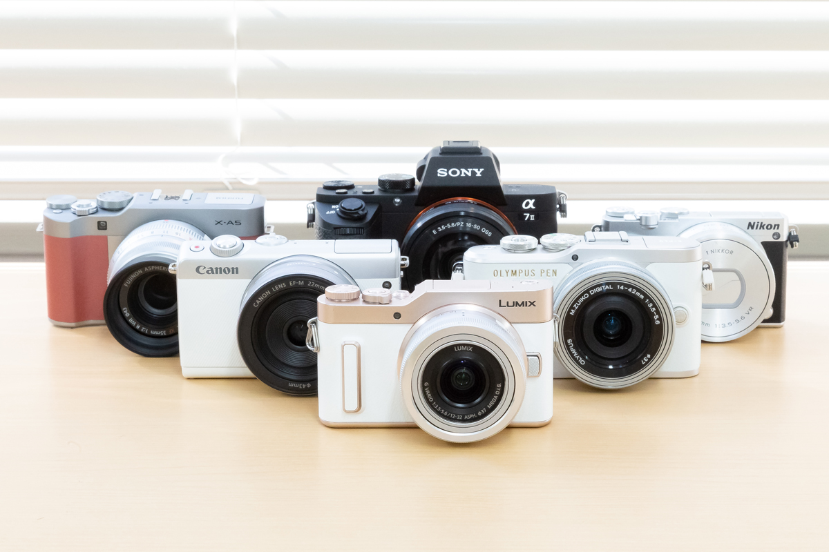 比較]最新ミラーレス一眼をメーカー別に全モデル徹底解説！全7社の特徴