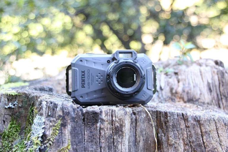 リコー PENTAX WG-1000」キャンプ場使用レビュー！コンパクトでタフな