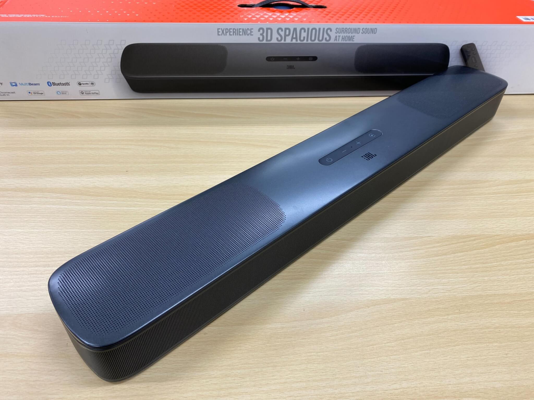 JBL Bar 5.0 MultiBeam サウンドバーの視聴レビュー！簡単設置で映画館