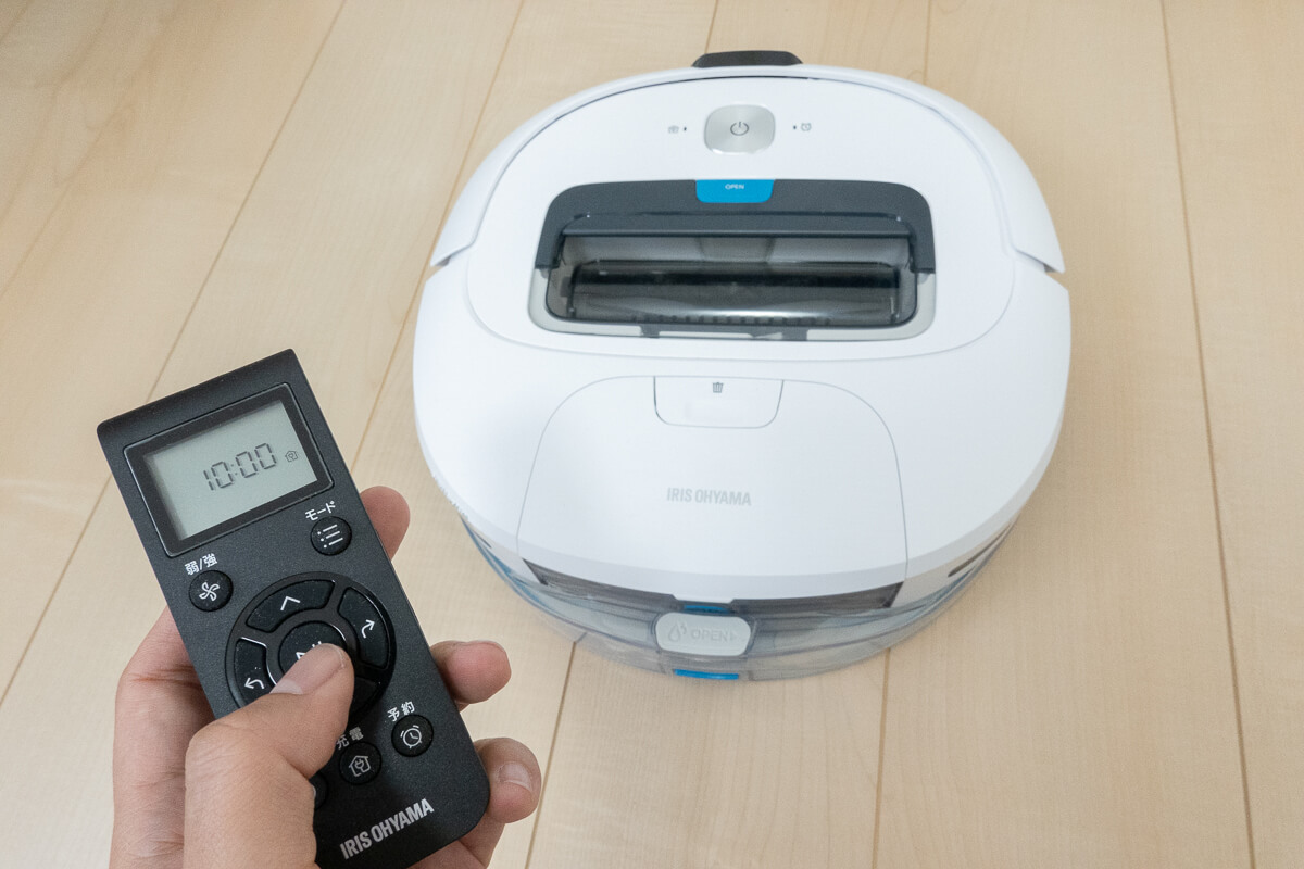 アイリスオーヤマのロボット掃除機 IC-R01を使ってレビュー！吸引+水