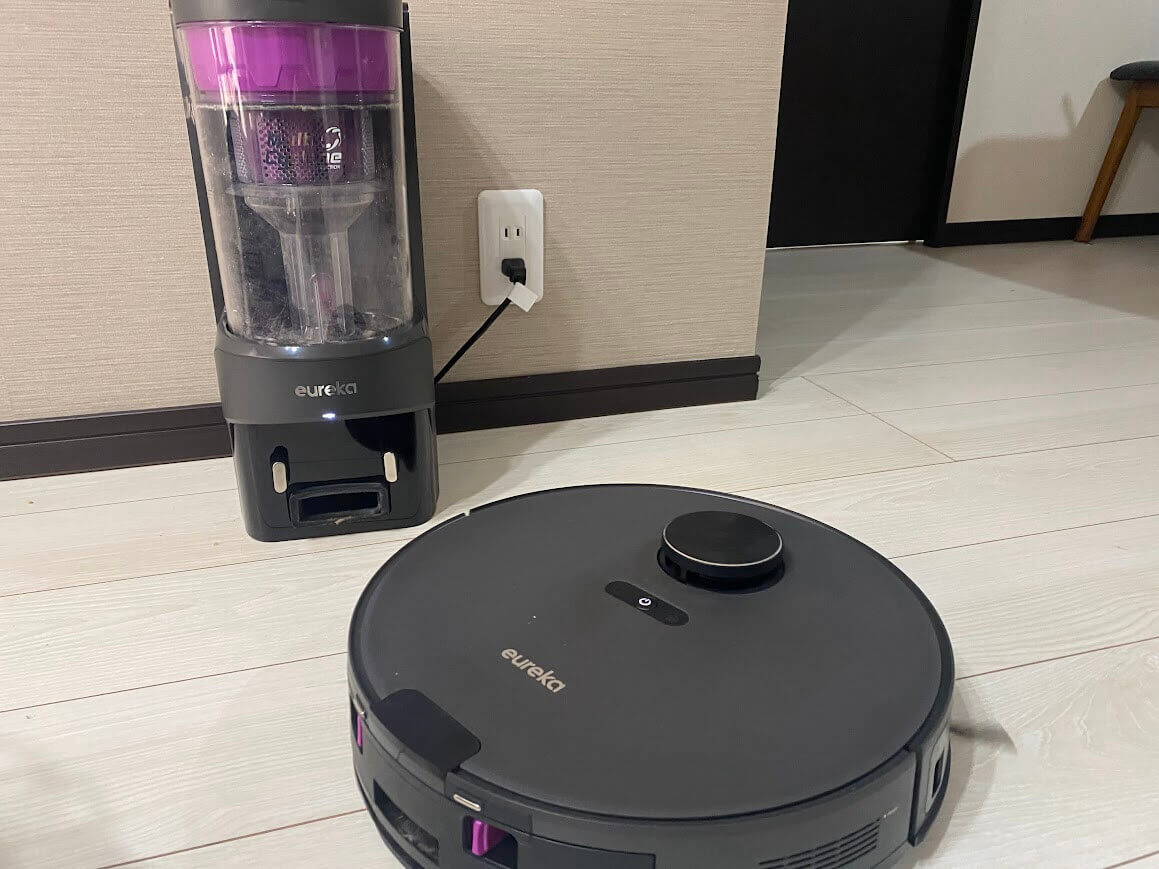 eureka ロボット掃除機 E10sをレビュー！強力吸引・水拭きが同時にでき