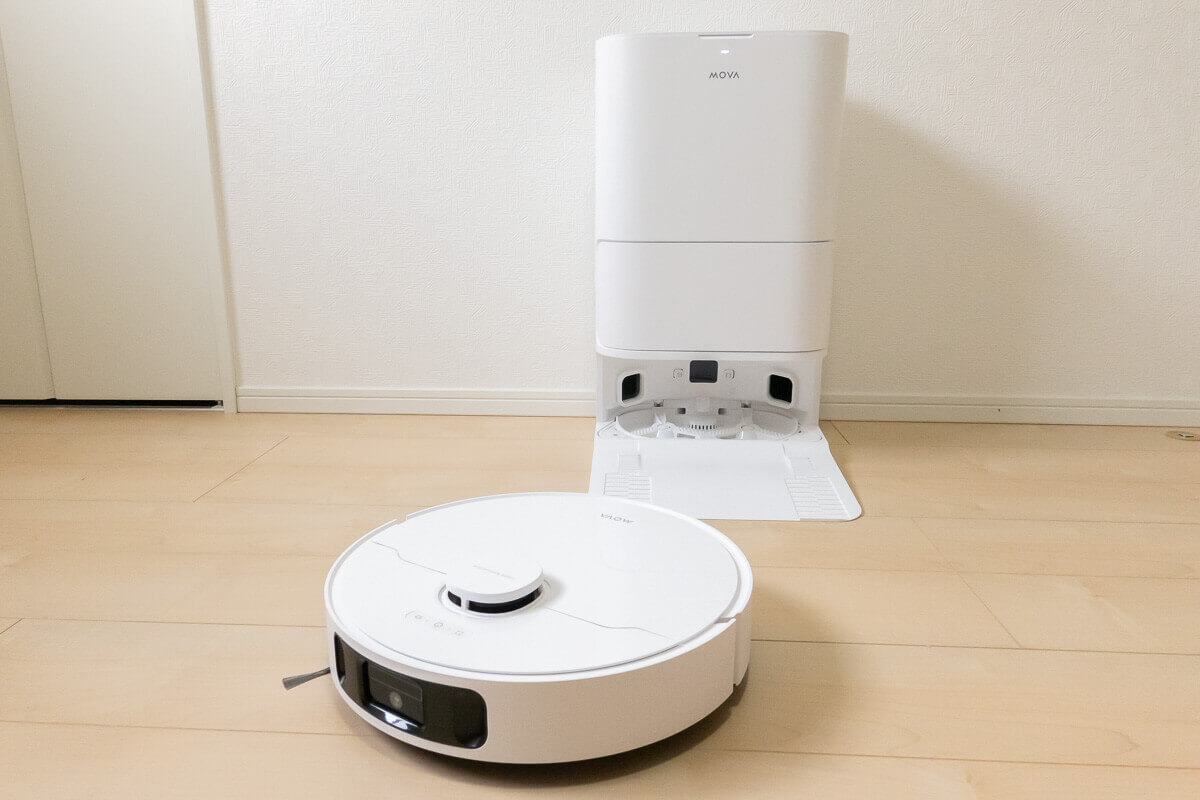 新登場「Mova E30 Ultra」を実際に使ってレビュー！ 吸引+水拭き,自動