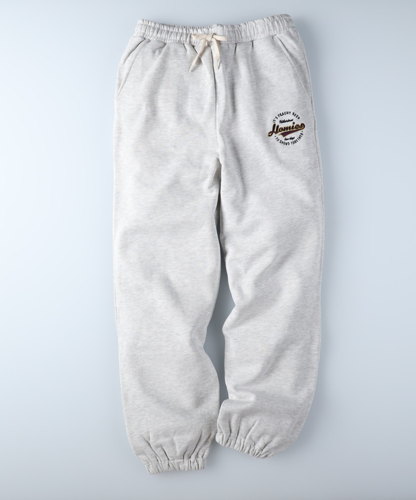 WEB限定】刺繍裏起毛スウェットパンツ(M ホワイト): ボトムス｜Right