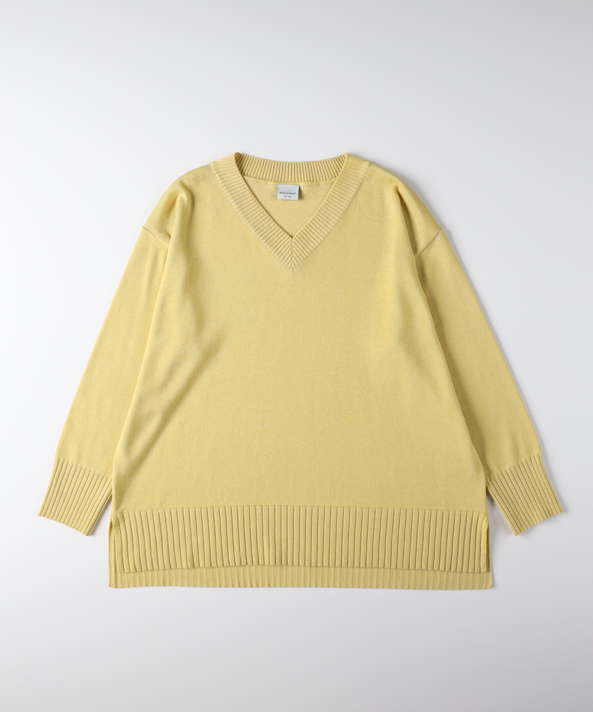 日本製」ニットVネックセーター(S ライトベージュ): トップス｜Right