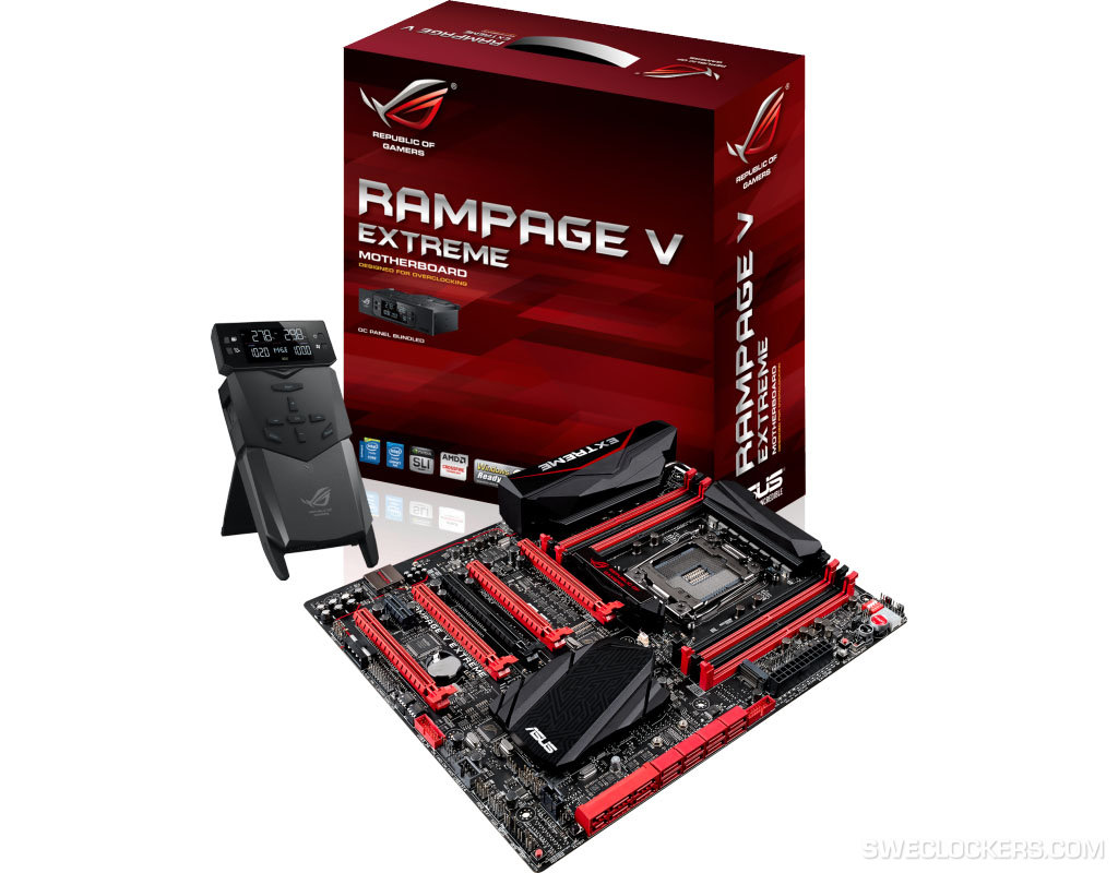 ASUS X99 ROG Rampage V Extreme Motherboard Unveiled - E-ATX Form