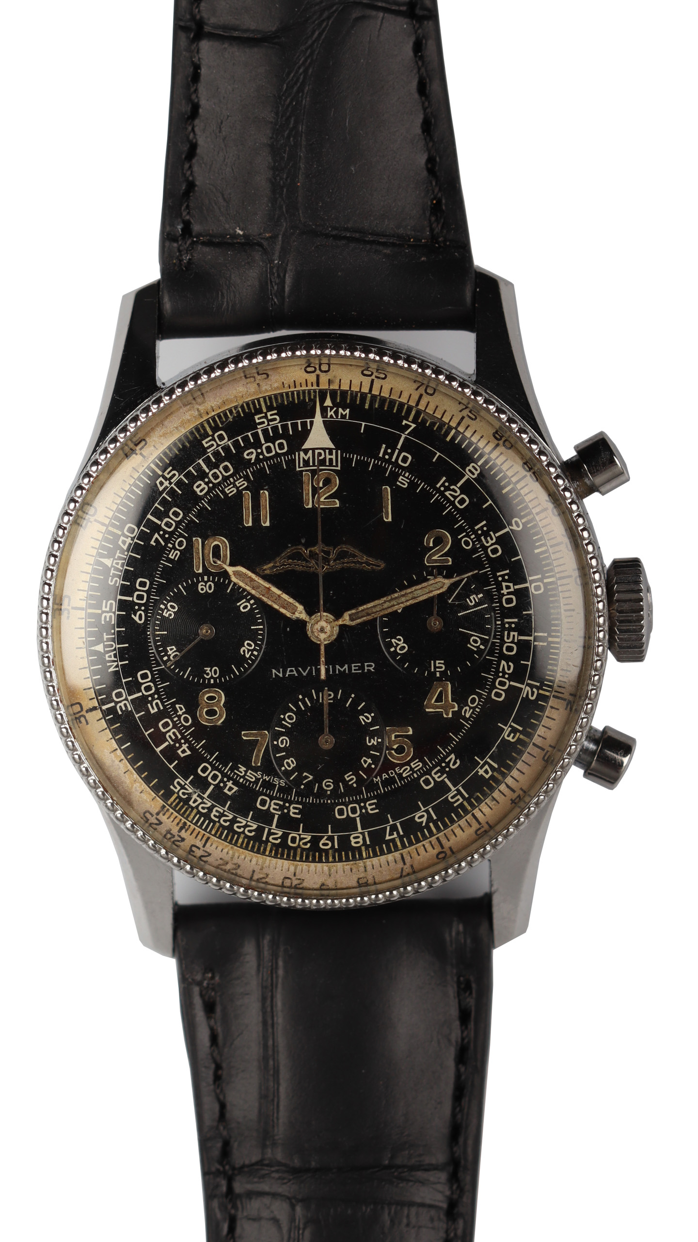Breitling Navitimer 806 AOPA 1956 Venus 178 with leather