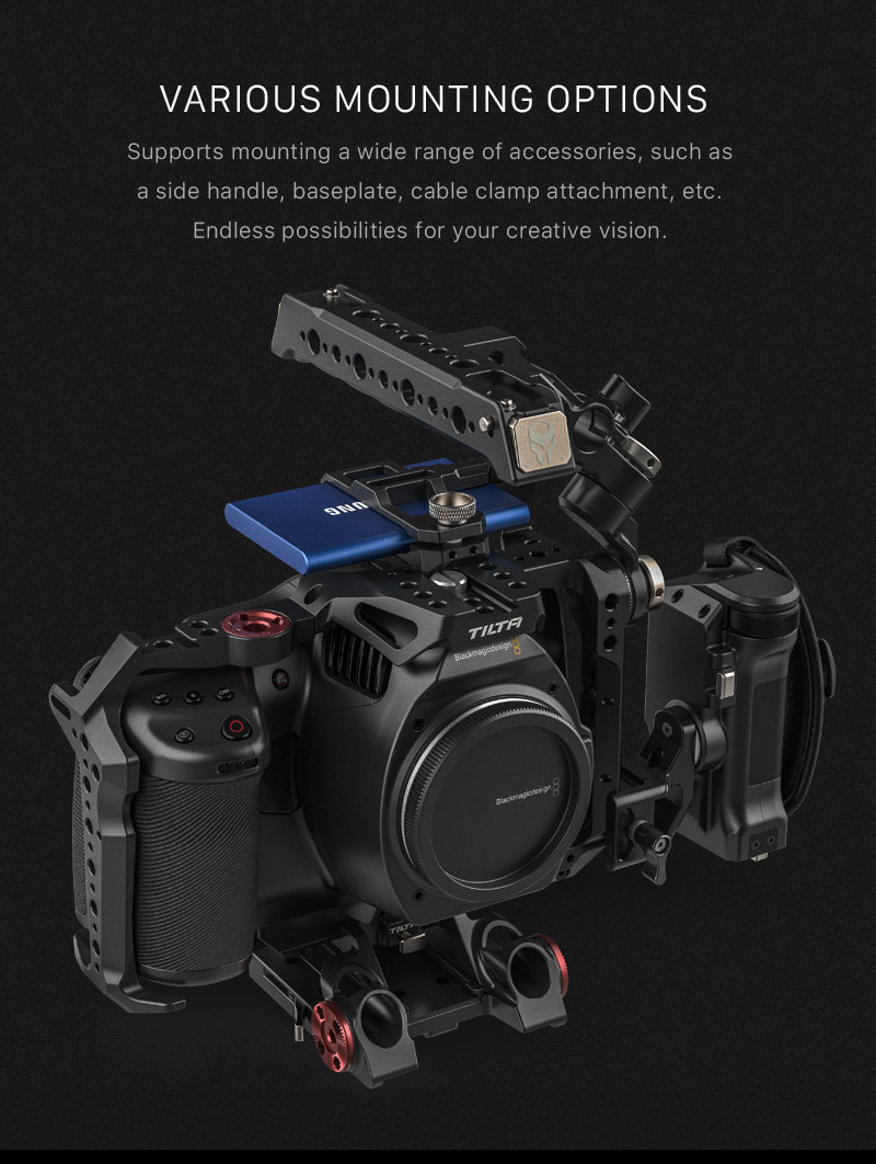 New Tactical Camera Cage for BMPCC 6K Pro | Tilta