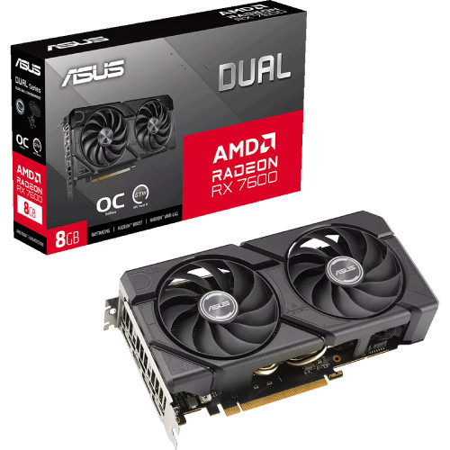 ASUS エイスース DUAL-RX7600-O8G-EVO｜ツクモ公式通販サイト