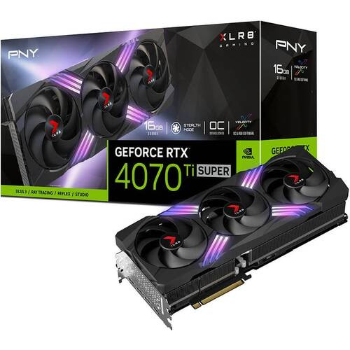 PNY GeFORCE RTX 4070Ti SUPER 16GB XLR8 Gaming VERTO EPIC-X RGB OC