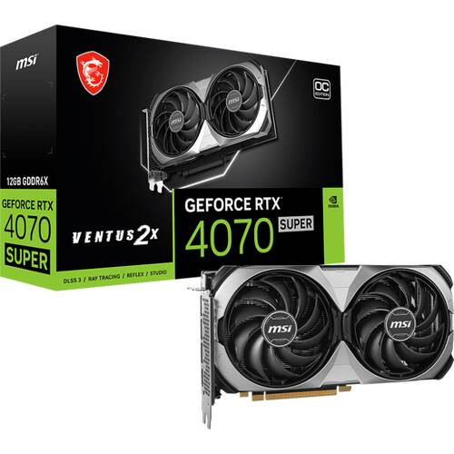 MSI エムエスアイ GeForce RTX 4070 SUPER 12G VENTUS 2X OC｜ツクモ