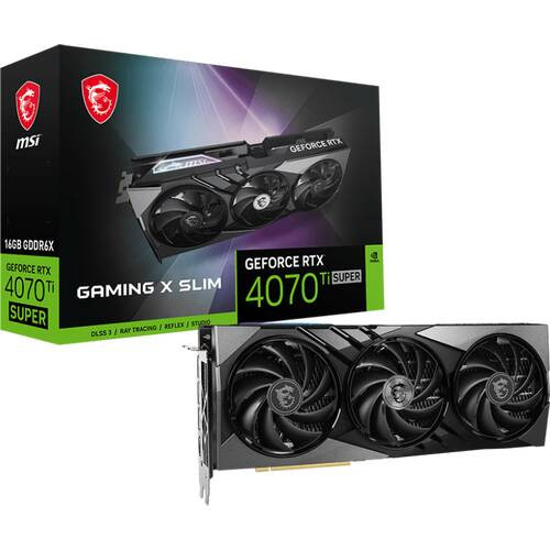 MSI エムエスアイ GeForce RTX 4070 Ti SUPER 16G GAMING X SLIM