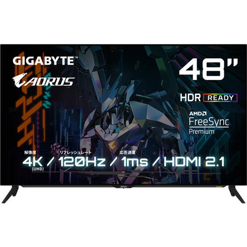 GIGABYTE ギガバイト AORUS FO48U 47.53インチ 4K ゲーミングモニター
