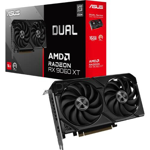 ASUS エイスース Dual Radeon RX 9060 XT 16GB GDDR6 DUAL-RX9060XT