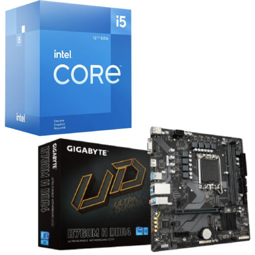 セット商品（intel + GIGABYTE） GIGABYTE B760M H DDR4 with Core i5