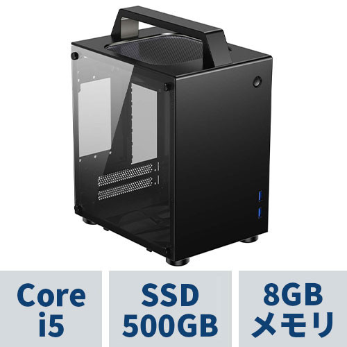 STORM STORM コンパクトPC / TS-I5400MT8B (BLACK) / 両サイドガラス