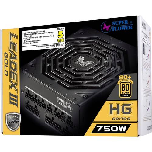 SUPER FLOWER スーパーフラワー LEADEX III GOLD 750W｜ツクモ公式通販