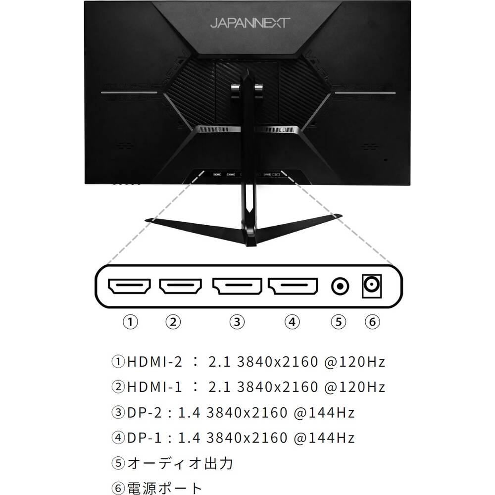 JAPANNEXT ジャパンネクスト 【中古品】 JN-IPS315G144UHDR 31.5インチ