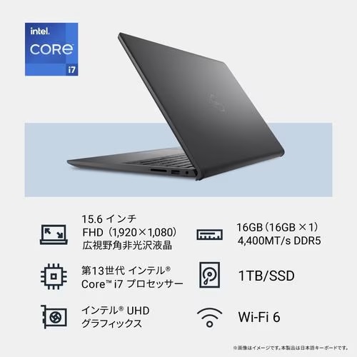 DELL デル ノートPC Dell15 DC15250 ND85-GHM3B [15.6型 /i7-1355U