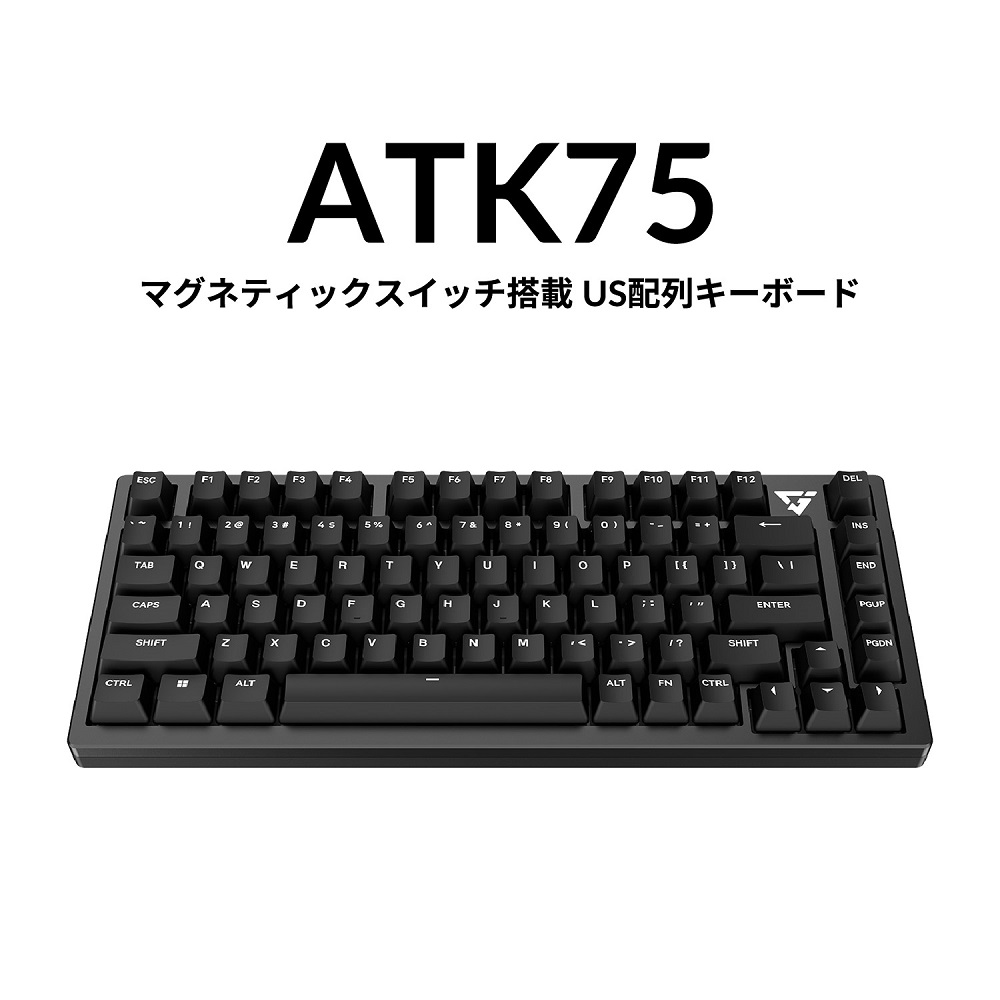 ATK ATK 75 (G版 ブラック) 75％ US配列 ゲーミングキーボード