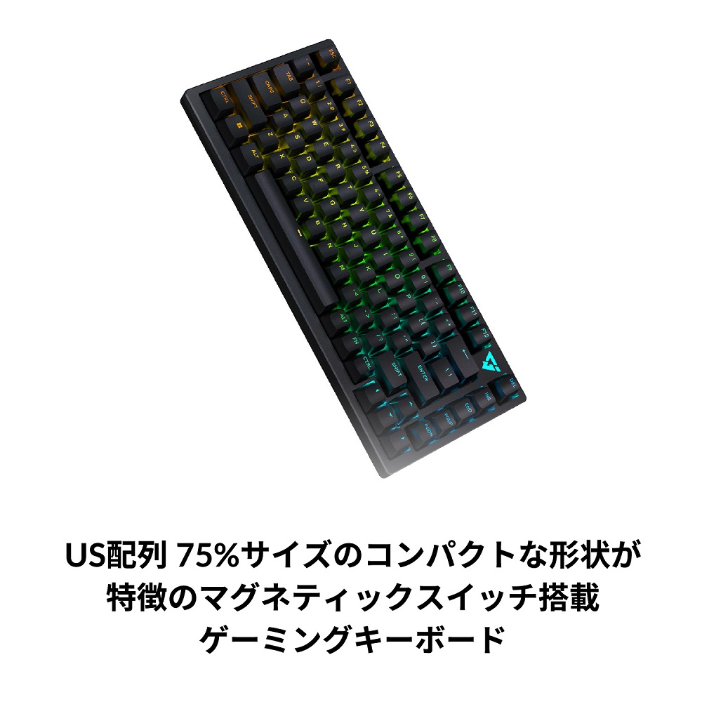 ATK ATK 75 (G版 ブラック) 75％ US配列 ゲーミングキーボード