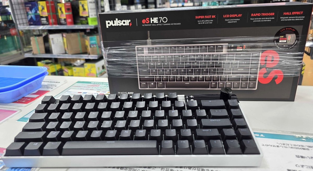 Pulsar Gaming Pulsar eS HE 70 ANSI Black [ES70HE01B] 英語配列