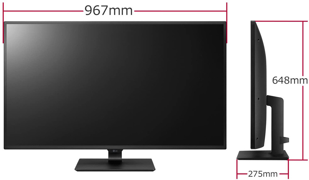 LG Electronics LGエレクトロニクス 43UN700-BAJP 42.5インチ 4K