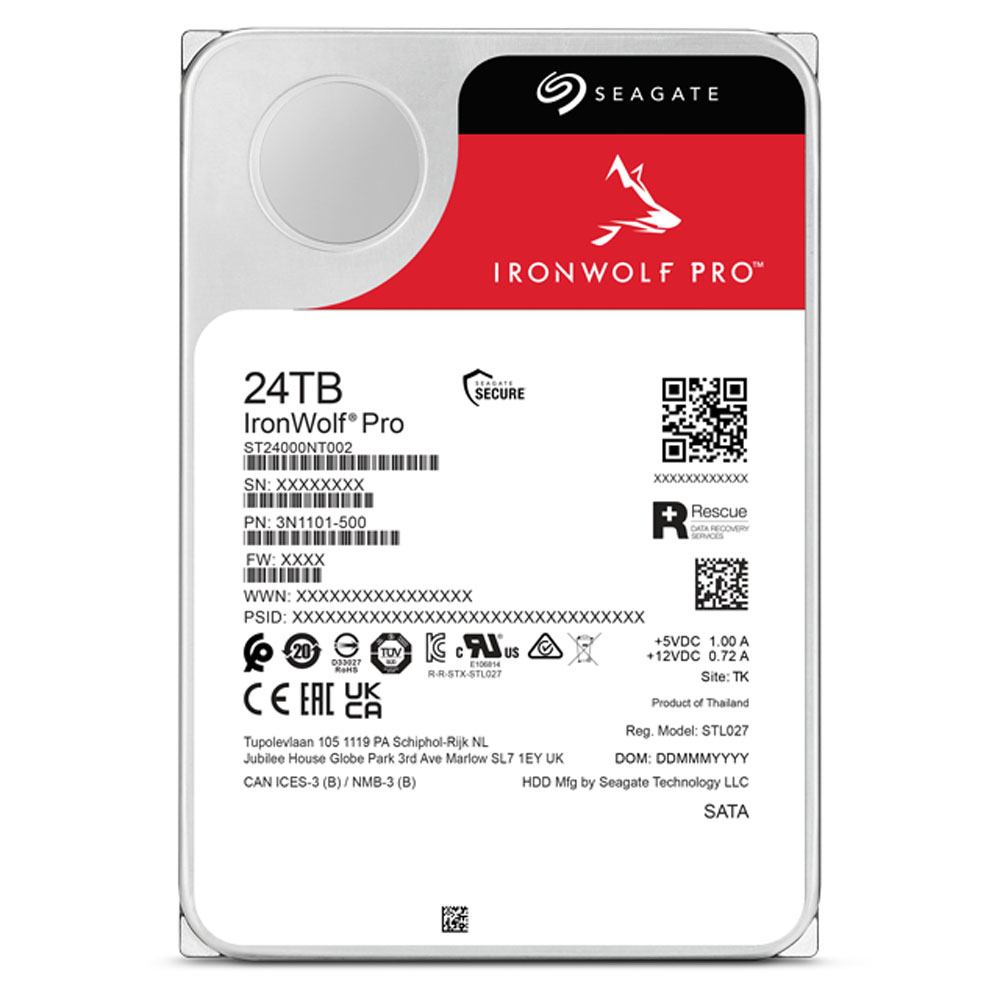 Seagate シーゲイト ST24000NT002 [3.5インチ内蔵HDD / 24TB / 7200rpm