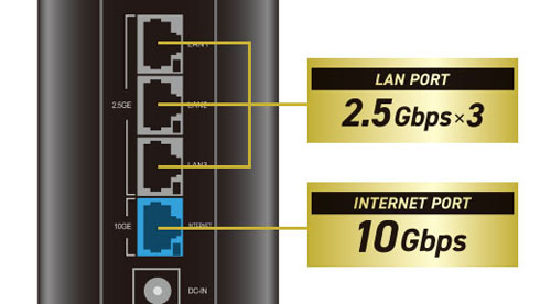 ELECOM エレコム WRC-BE94XS-B 無線LAN ルーター 親機 WiFi7 IPv6