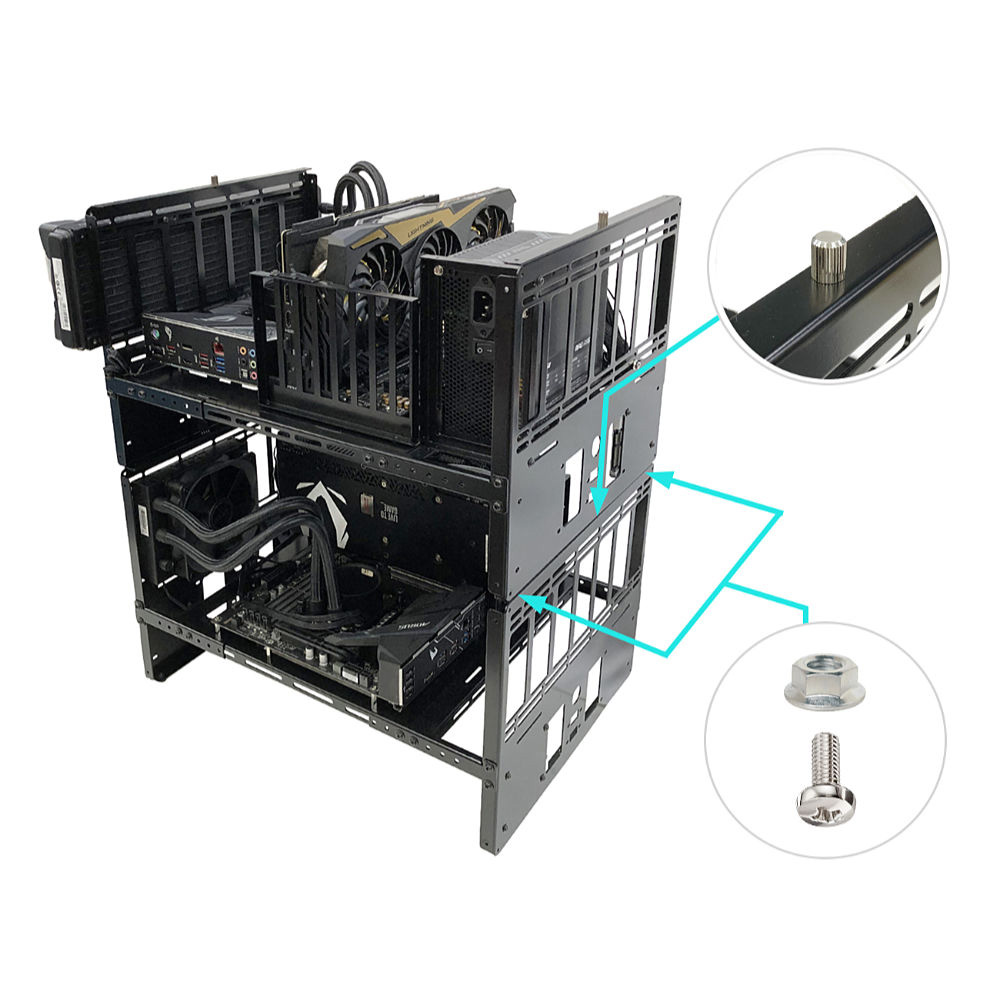 長尾製作所 ナガオセイサクジョ 3way オープンフレームスタック式 SS