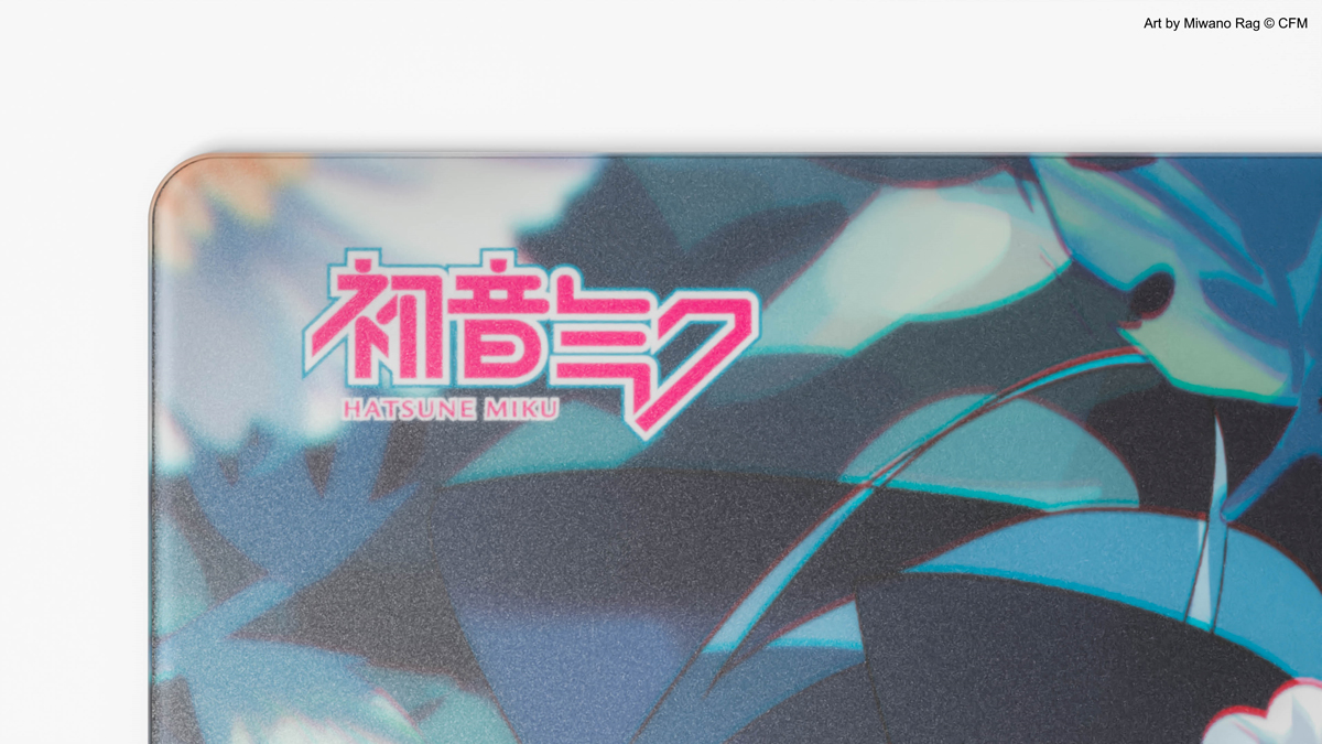 WALLHACK 初音ミクコラボレーション商品 WALLHACK製ガラスゲーミング