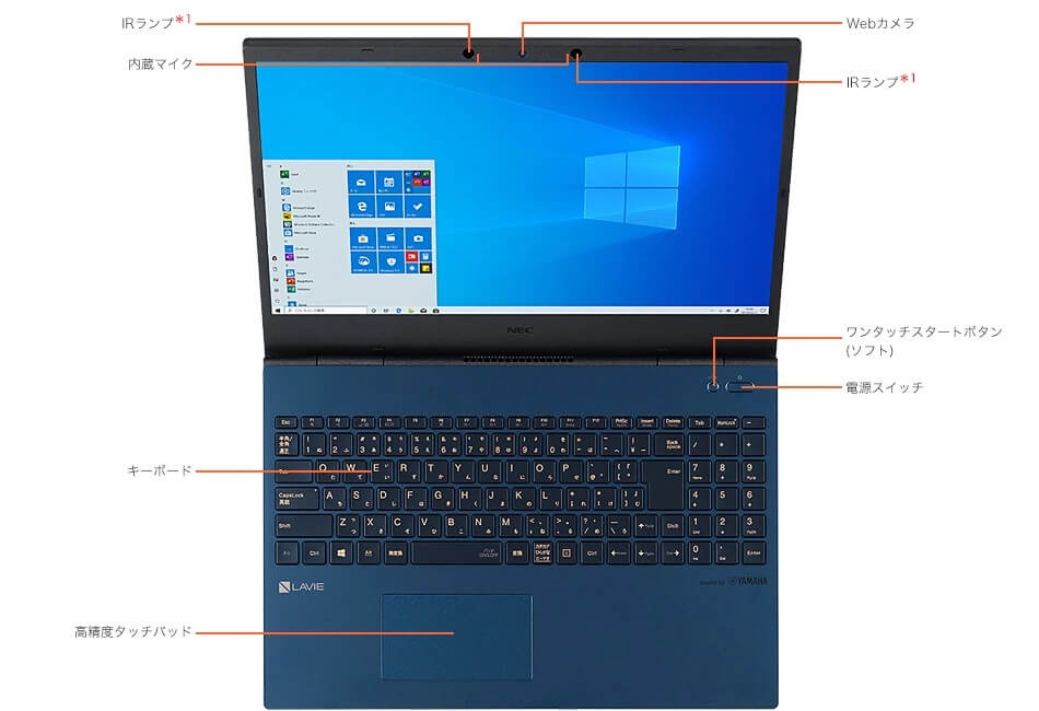 NEC エヌイーシー PC-N1585AAL LAVIE N15 [ 15.6型 / フルHD / Ryzen 7