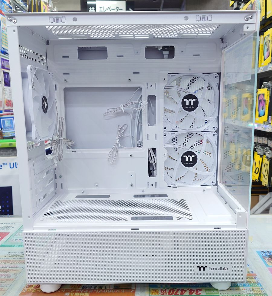 Thermaltake サーマルテイク View 170 TG ARGB Snow CA-1Z4-00M6WN-00