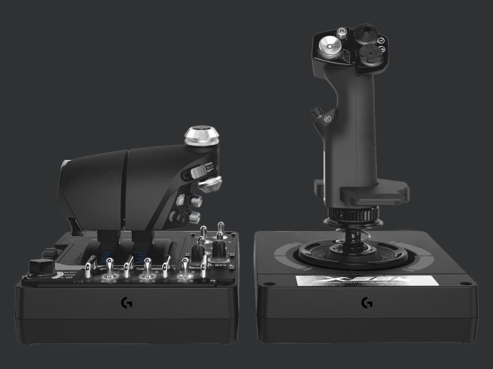 Logicool ロジクール X56 HOTAS G-X56R フライトシム用 スティック