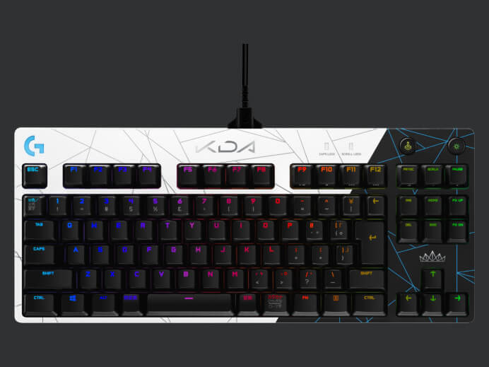 Logicool ロジクール PRO K/DA ゲーミングキーボード G-PKB-002