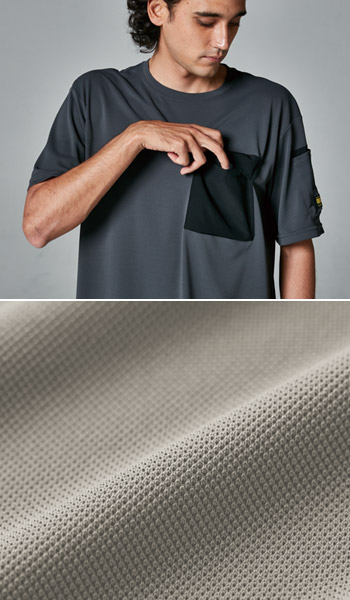 春夏用]TS DESIGN ニッカーズドライTシャツ[男女兼用](08-5535) | 株式