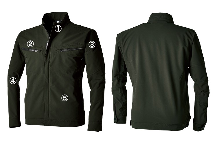 春夏用]TSエコダブルライトクロスジャケット[男女兼用](08-5606