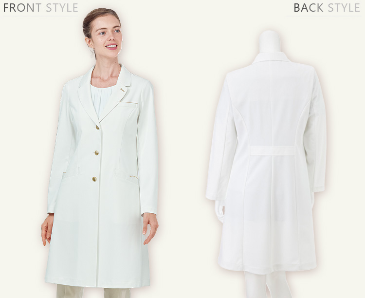 ナガイレーベン シングルドクターコート[女性用](A6-LH6260) | ナガイ
