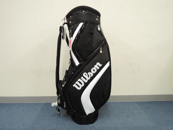 Wilson ウィルソン 9型 キャディバッグ タグ付き未使用 赤黒 楽天市場