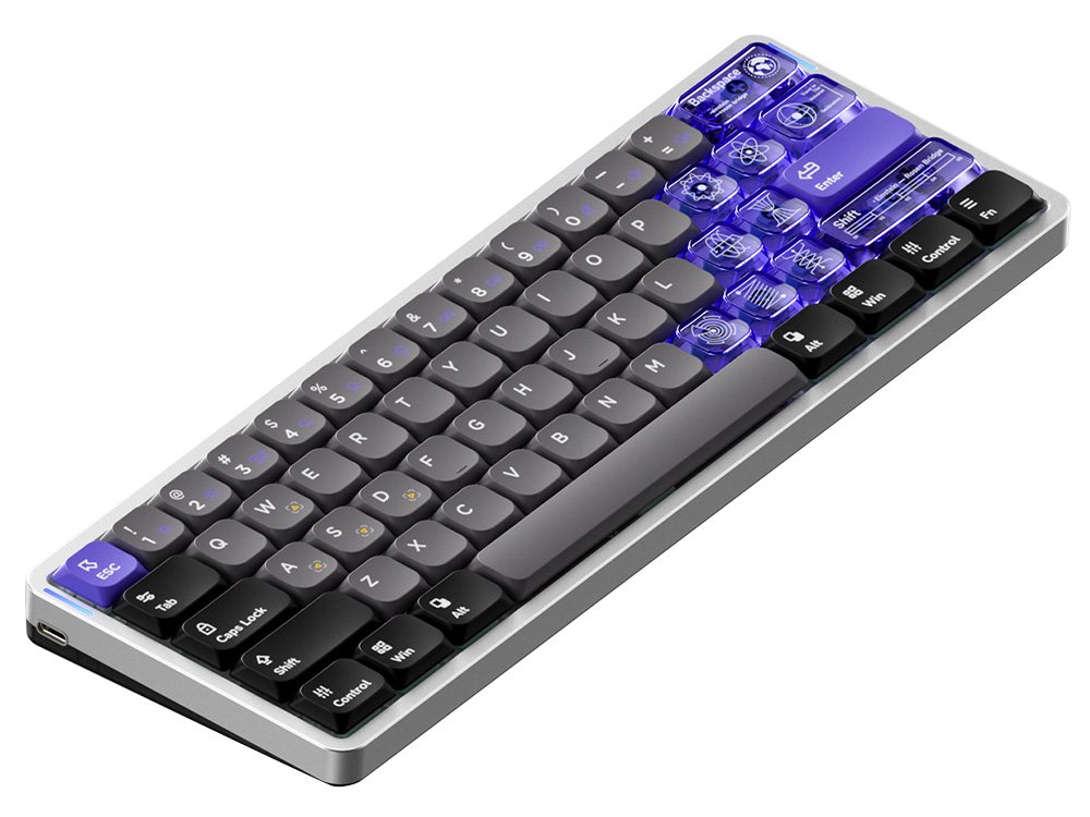 NuPhy Air60 HE Low-Profile 8K Wired Magnetic Jade Pro Switch