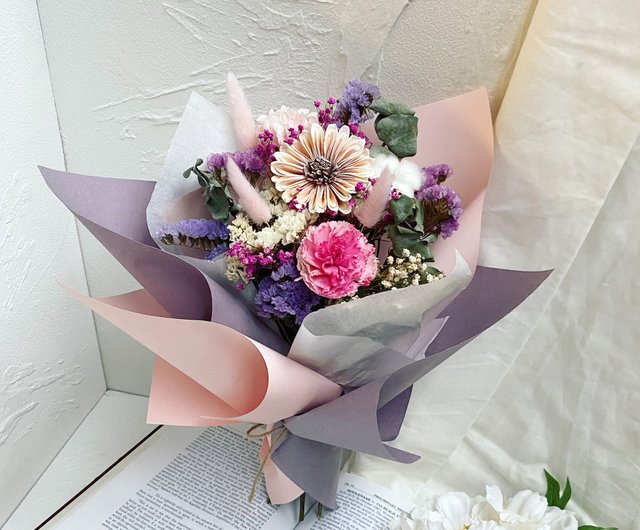 台湾 【卒業花束】迷いや不安があっても大丈夫｜卒業花ドライフラワー