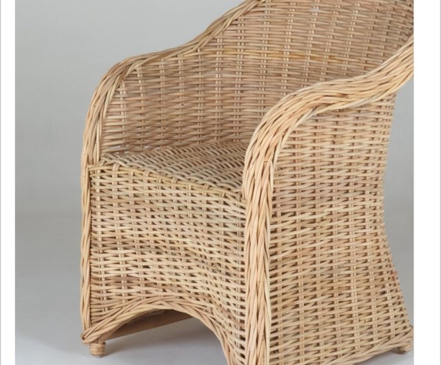 台湾 ラタンチェア-編み込みチェア-北欧ラタンチェア/室内椅子/室内用