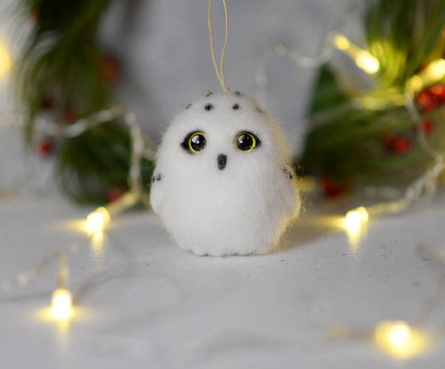 ロシア クリスマスフクロウのおもちゃ、フクロウ愛好家へのギフト