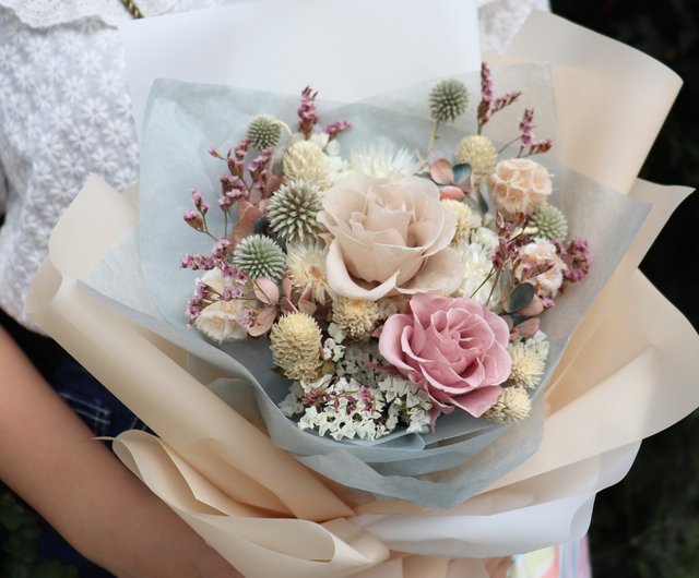 台湾 | オーダーメイドブーケ - オーロラ＆ベル - プリザーブド