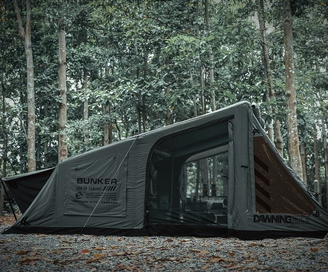 マカオ Dawning Fireミリタリー風エアテント キャンプギア Dawning