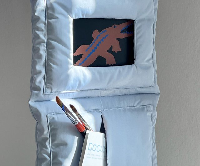 韓国 DOCUMENTS - ブルーグレー（ウォールポケット） Merge - Pinkoi