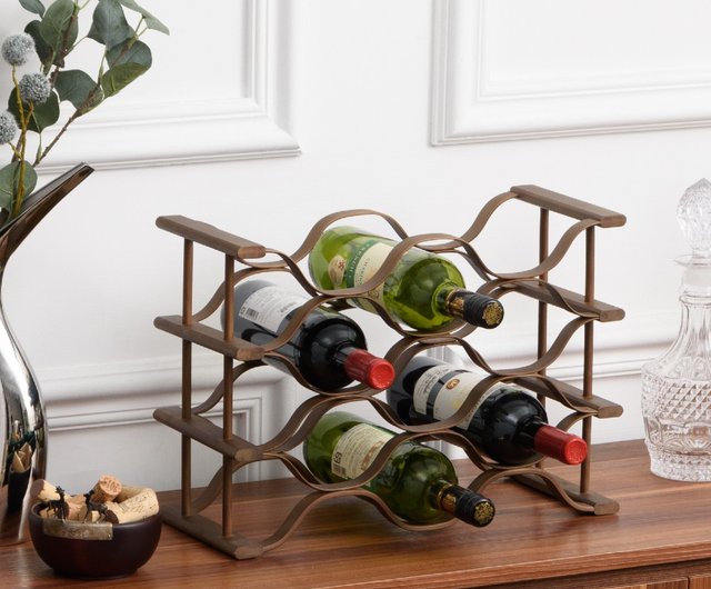 台湾 【Gudee】WAVI ボトルラック ワインラック (9本入り) Gudee - Pinkoi