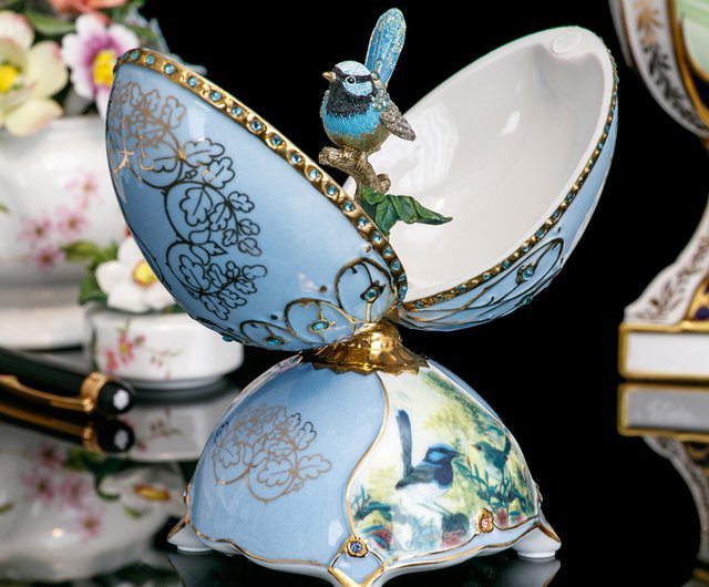 台湾 アメリカ Bradford ロシアの皇帝エッグ 鳥のさえずりと花の香り