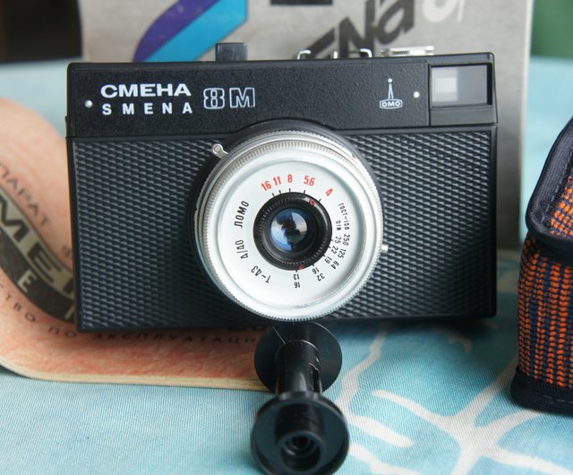 免運】俄羅斯LOMO SMENA-8M 黑色罕見！ 35mm 底片相機40mm F/4 T-43