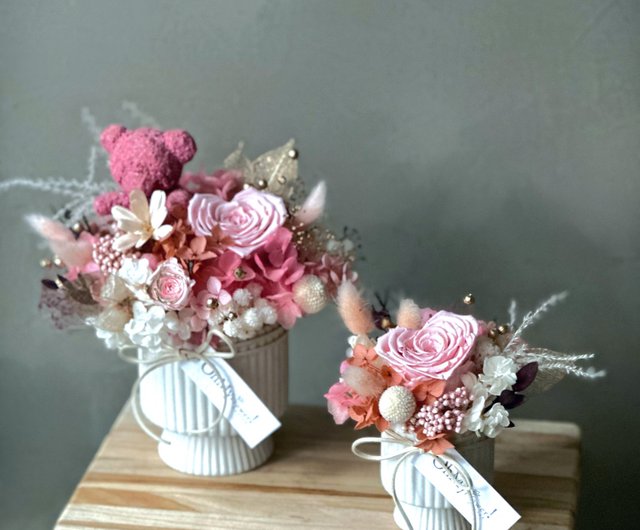 台湾 ローズハート プリザーブドフラワーシリーズ テーブルフラワー